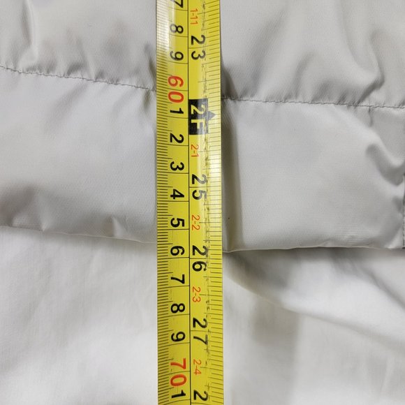 32 Degrees Heat Womens Small Silver Puffer Coat Jacket Full Zip Winter Warm - Picture 11 of 11